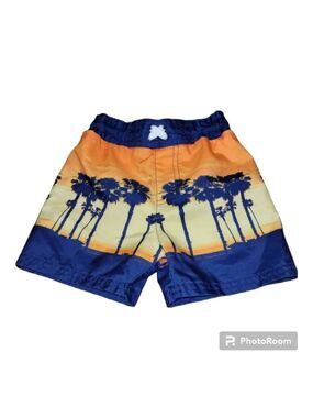 Cat & Jack 2T Palm Tree Swim Trunks NWOT